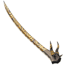 Silver Lynel Saber Horn